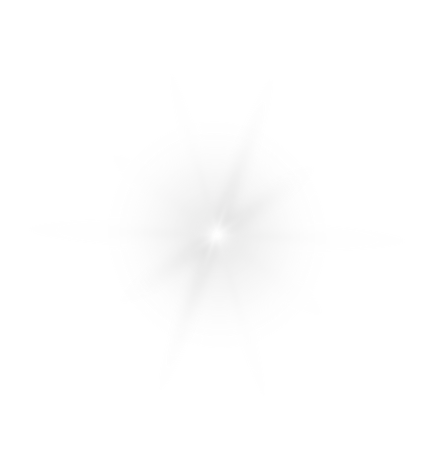 A glare, a bright flash of light. Transparent decoration with rays and sequins.